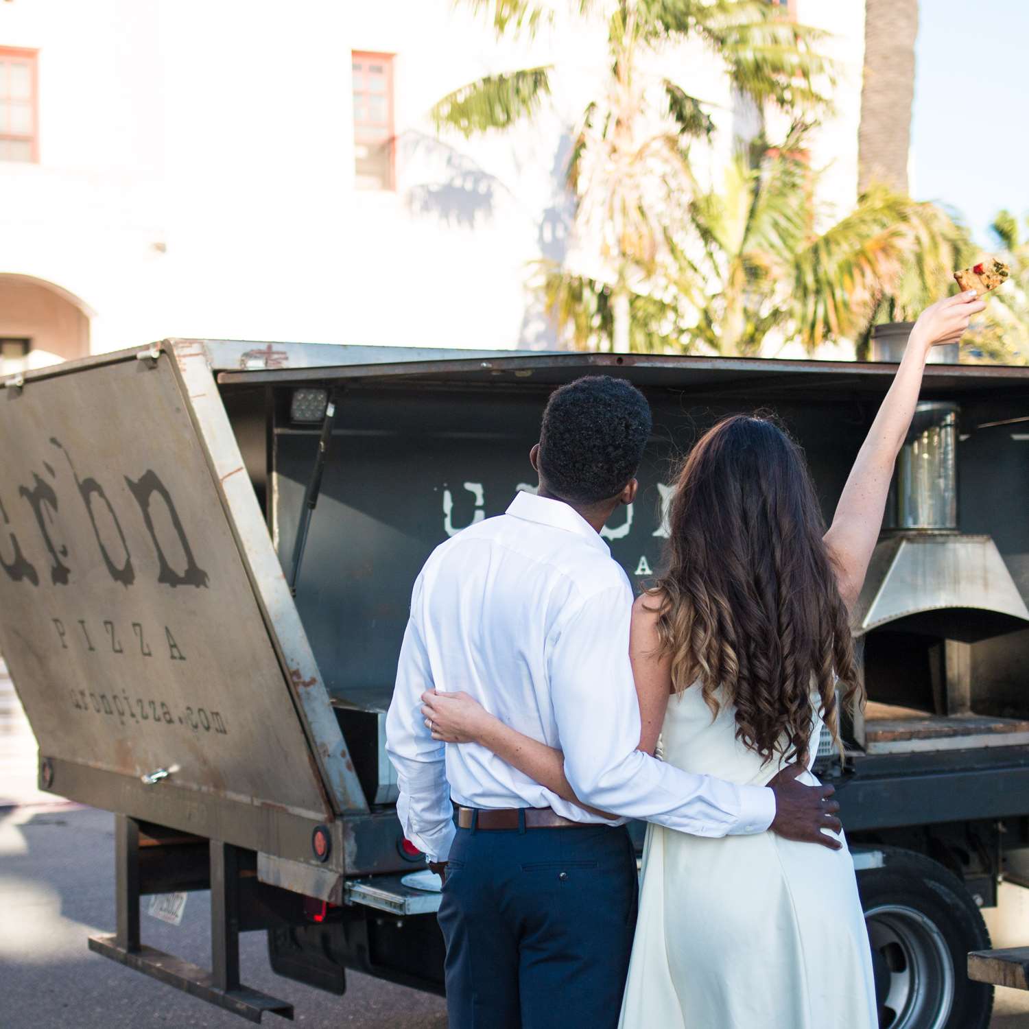 San Diego Los Angeles Catering Service Food Truck Wood